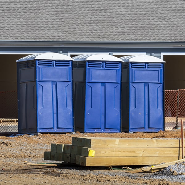 what is the expected delivery and pickup timeframe for the porta potties in Stoneville Mississippi